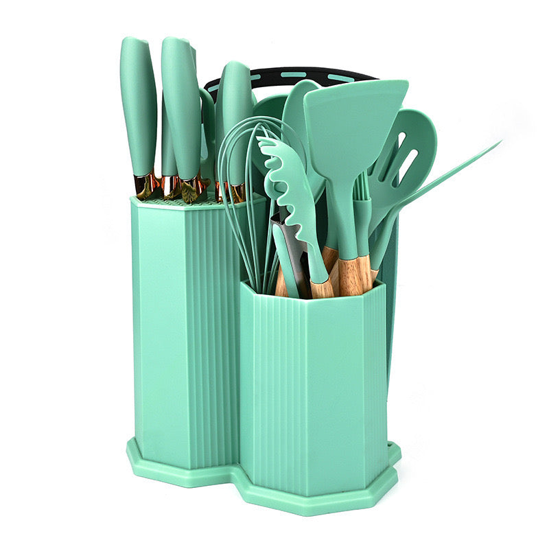 19pcs Nonstick silicone kitchenware