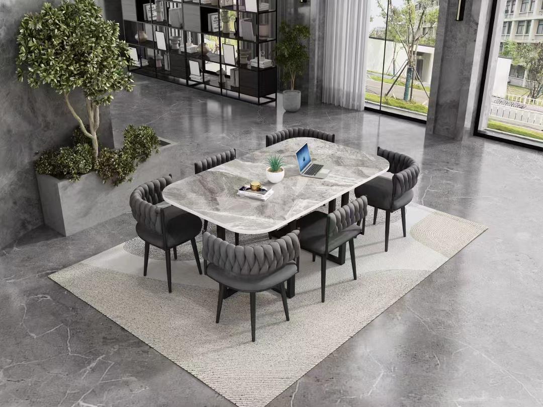 6 and 4 Chair dining Set square 150cm