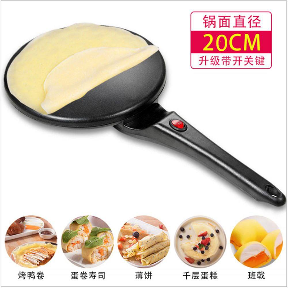 Crepe Maker With Plate, Whisk & Spoon
