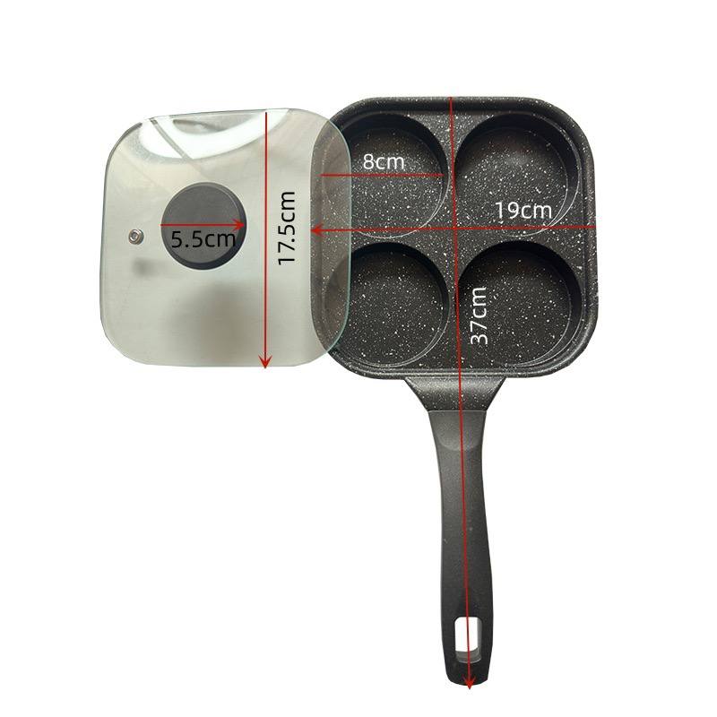 4 Hole omelette pan