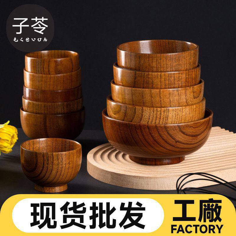 Bamboo Bowl Plate 5pcs