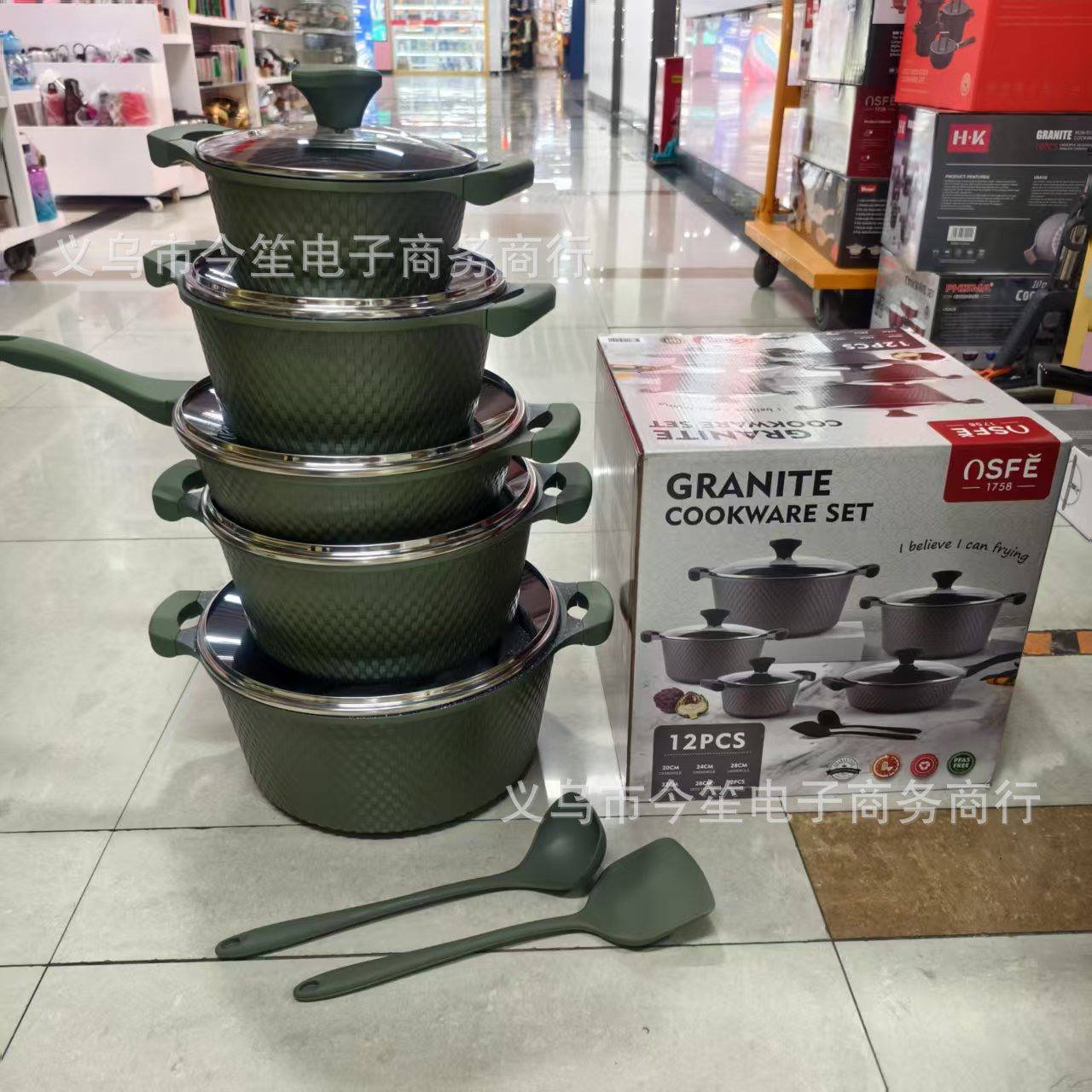 12pcs Granite pot