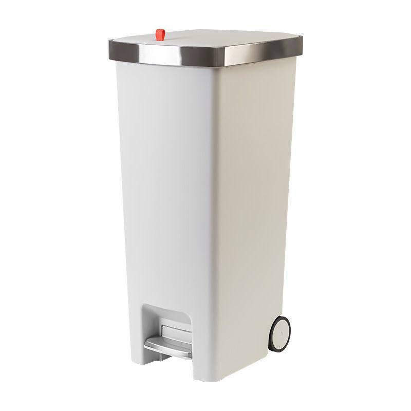 Trash Can with Lid Foot   45L
