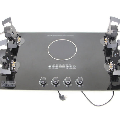 Flippable gas model with induction cooker 
 4 gas + 1 electric burner