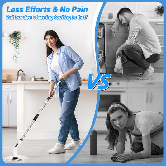 Multi functional, electric cleaning brush