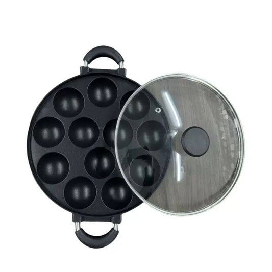 Baking 12 Pancake Molds