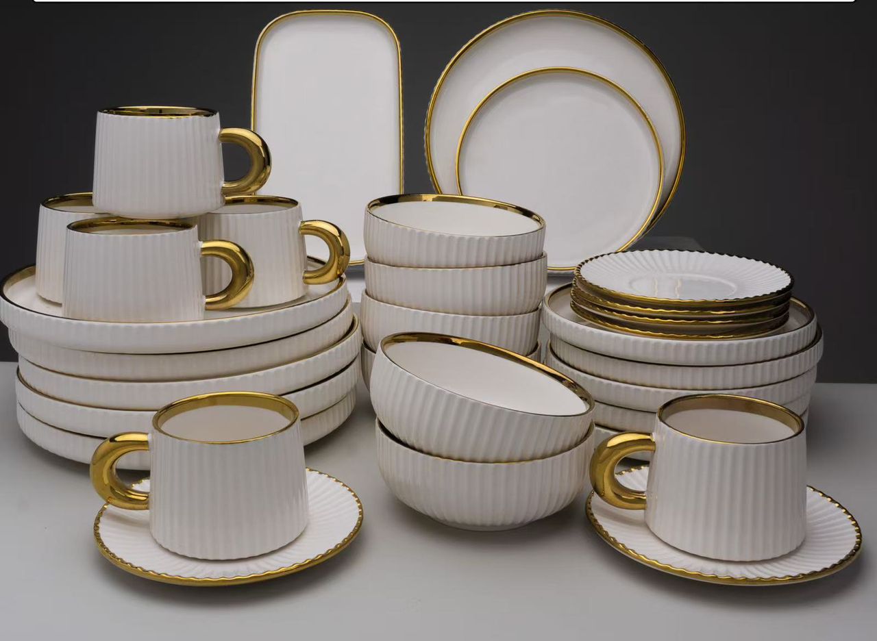 SLS 32pcs Ceramic dinner ware