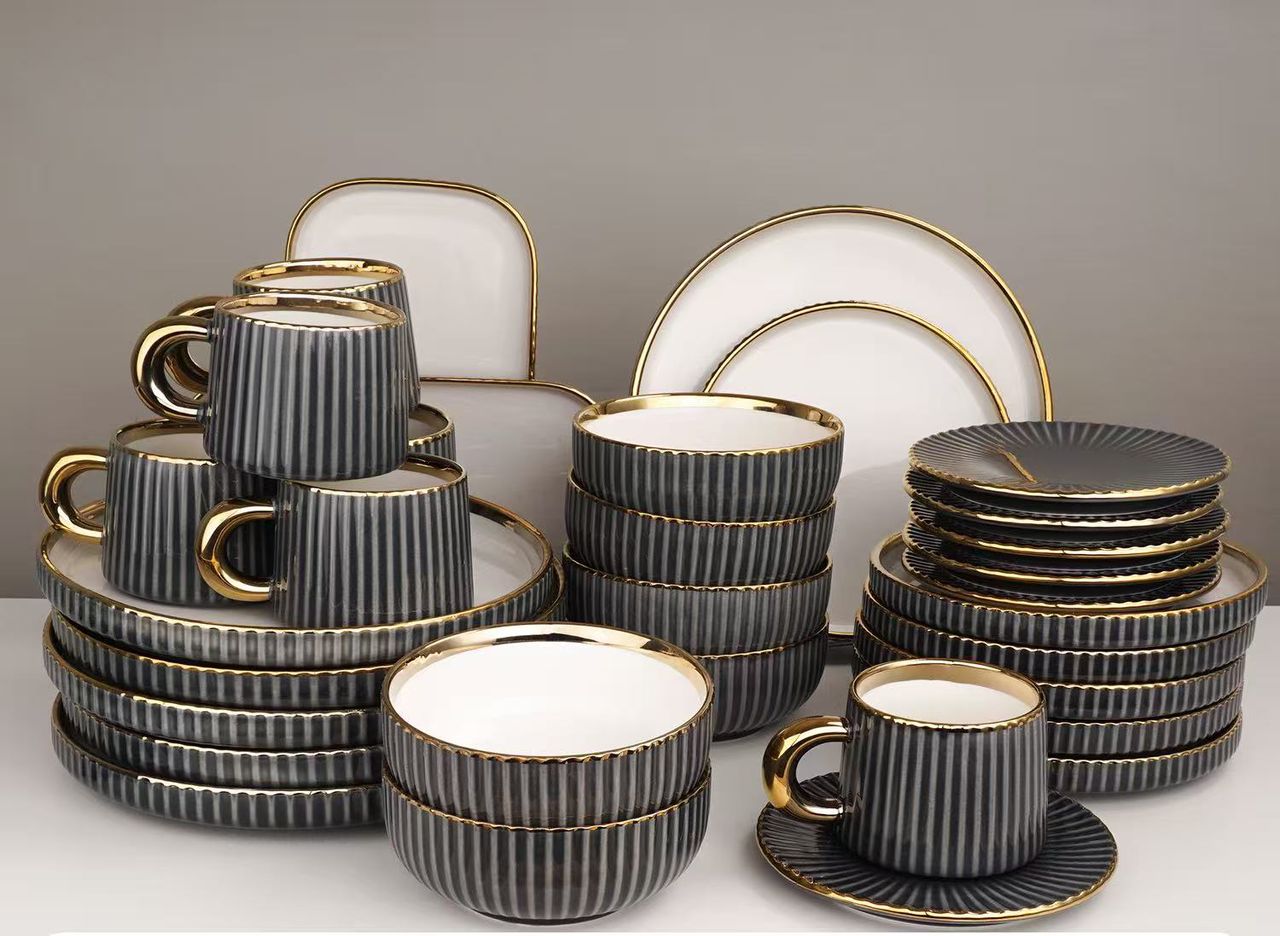 SLS 32pcs Ceramic dinner ware