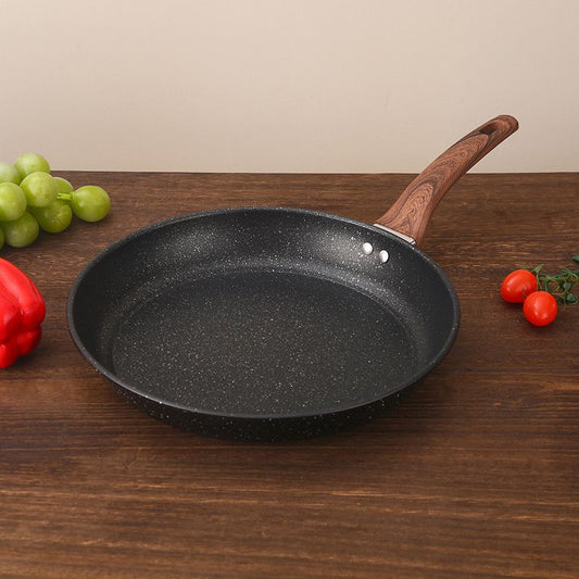Wooden handle Non-stick fry pan