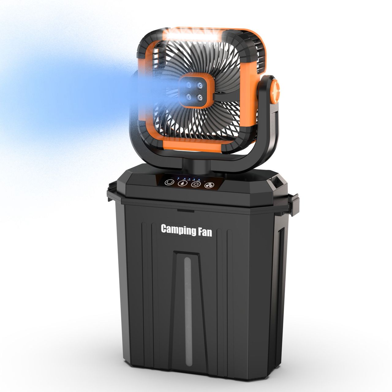 Rechargeable mist fan