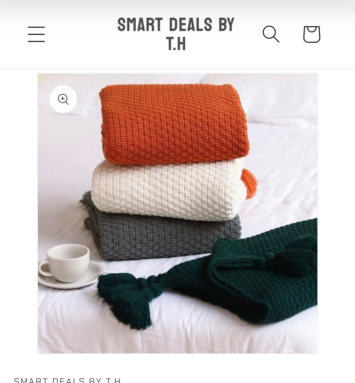 Sofa Blanket (Intsant Pick Up)