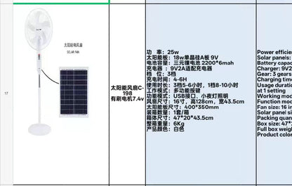 Solar fan 10 Hour Long Lasting (50% Down Payment)