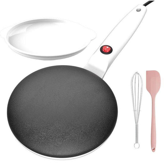 Crepe Maker With Plate, Whisk & Spoon