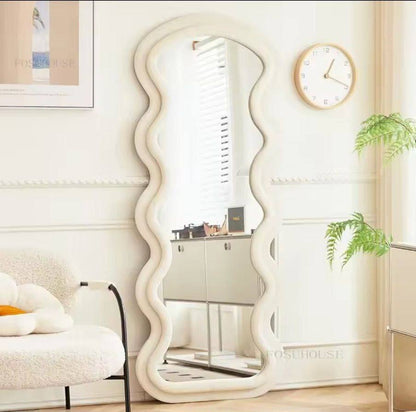 Velvet Edge Mirror With Stand