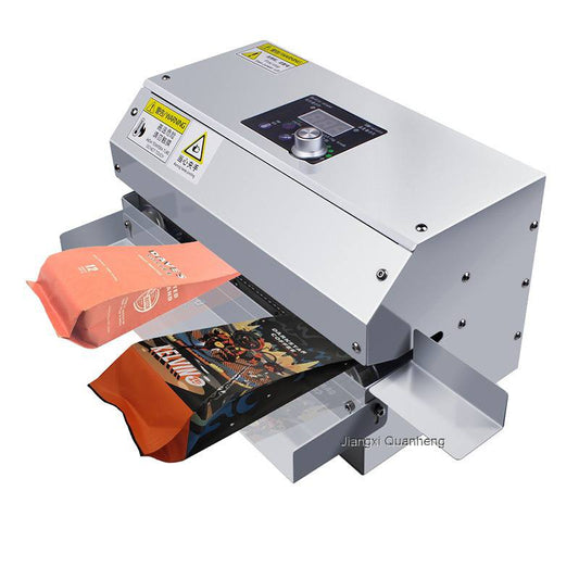 GLF-100 commercial continuous sealing machine for tea bags, coffee bags, aluminum foil bags