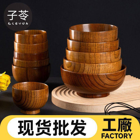Bamboo Bowl Plate 5pcs