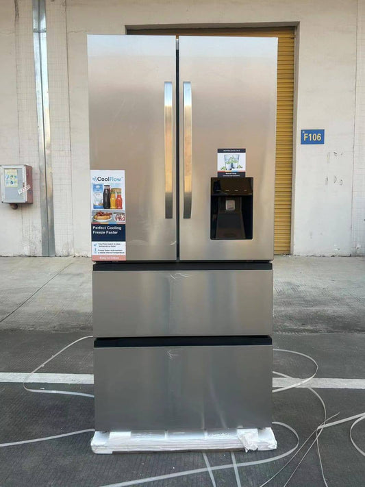 Double Door Refrigerator/Freezer with Water Dispenser