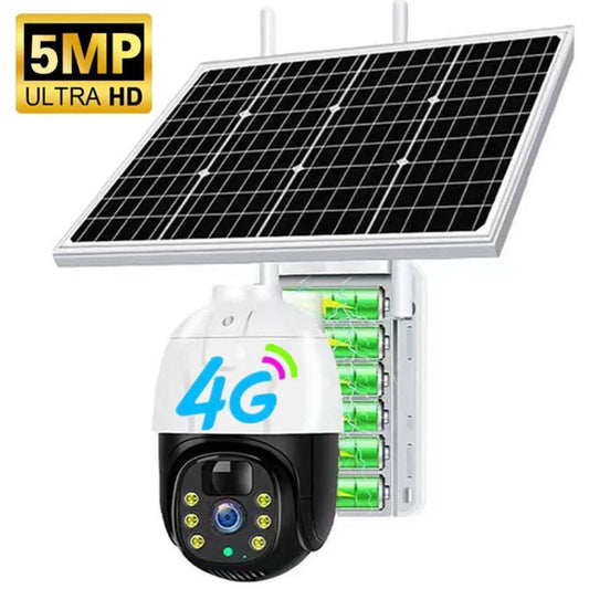 5mp 4g solar camera with 8000 mAh battery.
