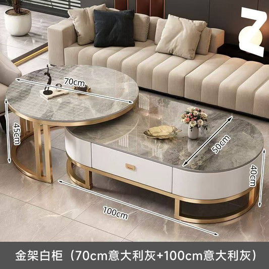 Center Table with Stool & Drawer