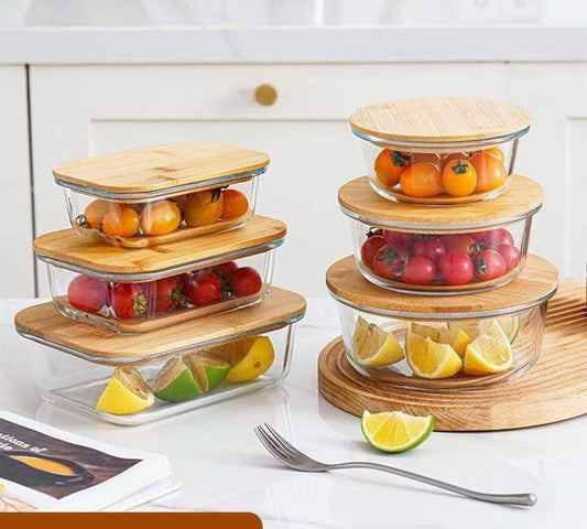 3 pcs Glass Set Bowl