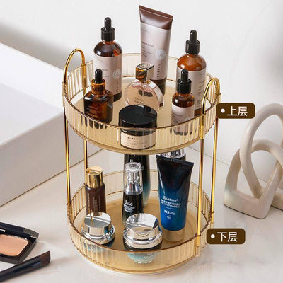 360 Rotating Dressing Table Compartment 2 Layers (Intsant Pick Up)