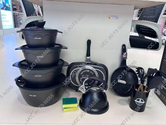 21 pcs UCC granite pot
