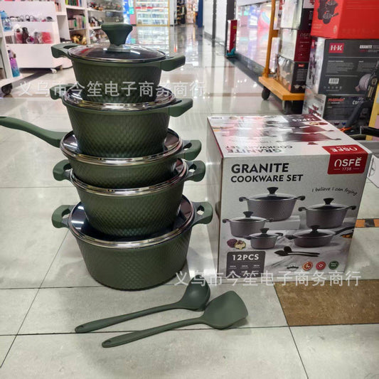 12pcs Granite pot