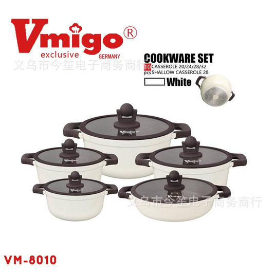 10PCS  COOKWARE SET