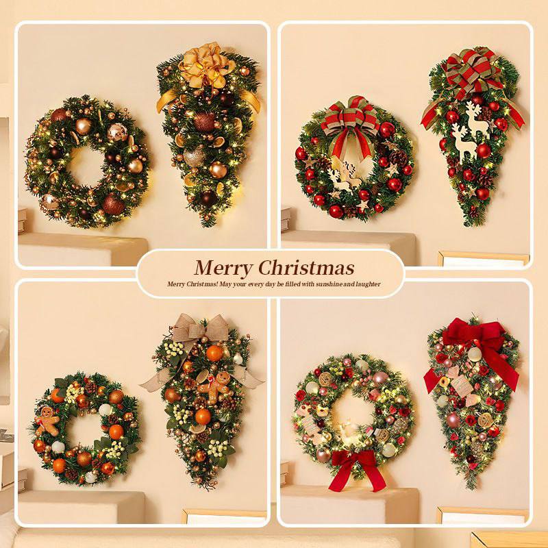 Christmas Wreath with Light 40cm 004