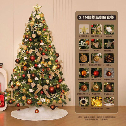 Christmas Tree with Light and Accessories and Tree Skirt 001
