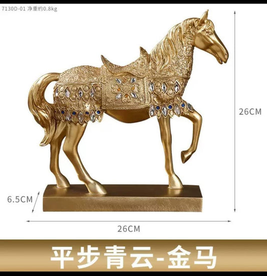 Brown Horse Figurine Statue decor
