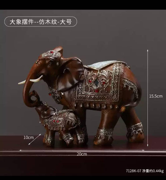 Elephant Figurine Statue decor
