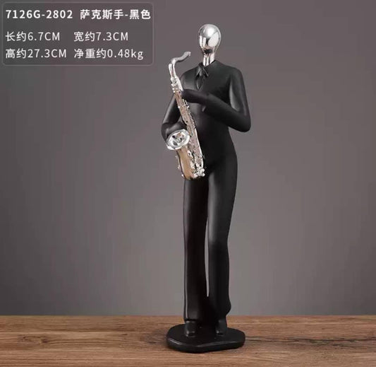 Trumpet Man Figurine Statue decor