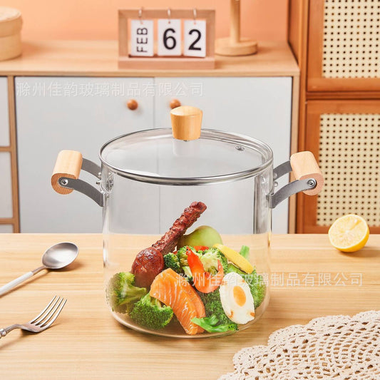 High Borosilicate Glass Pot