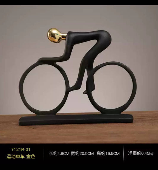 Cycling Figurine Statue decor