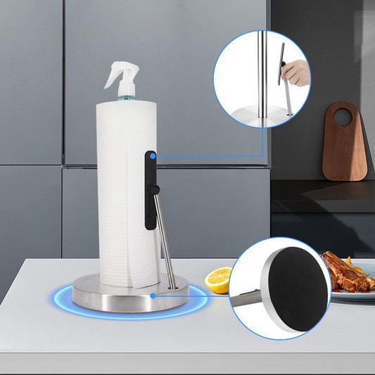 Tissue holder with spray
