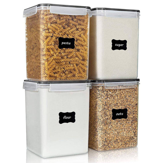Transparent long kitchen storage jar