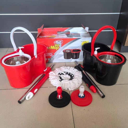 Mop Bucket + rod+ steel plate