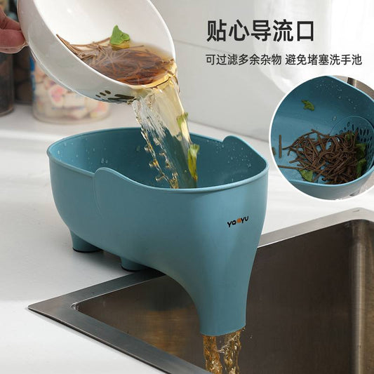 Elephant drain basket