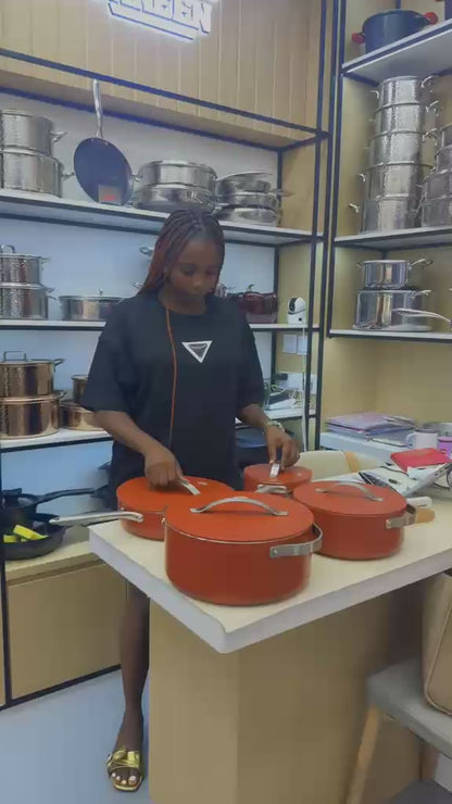8pcs Uakeen cookware Pot (50% Down Payment)