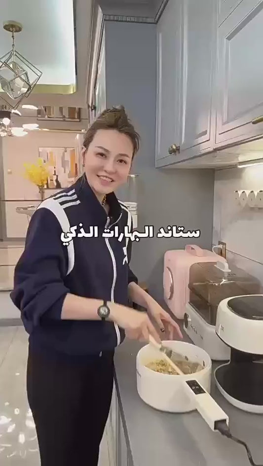 Magnetic measuring container